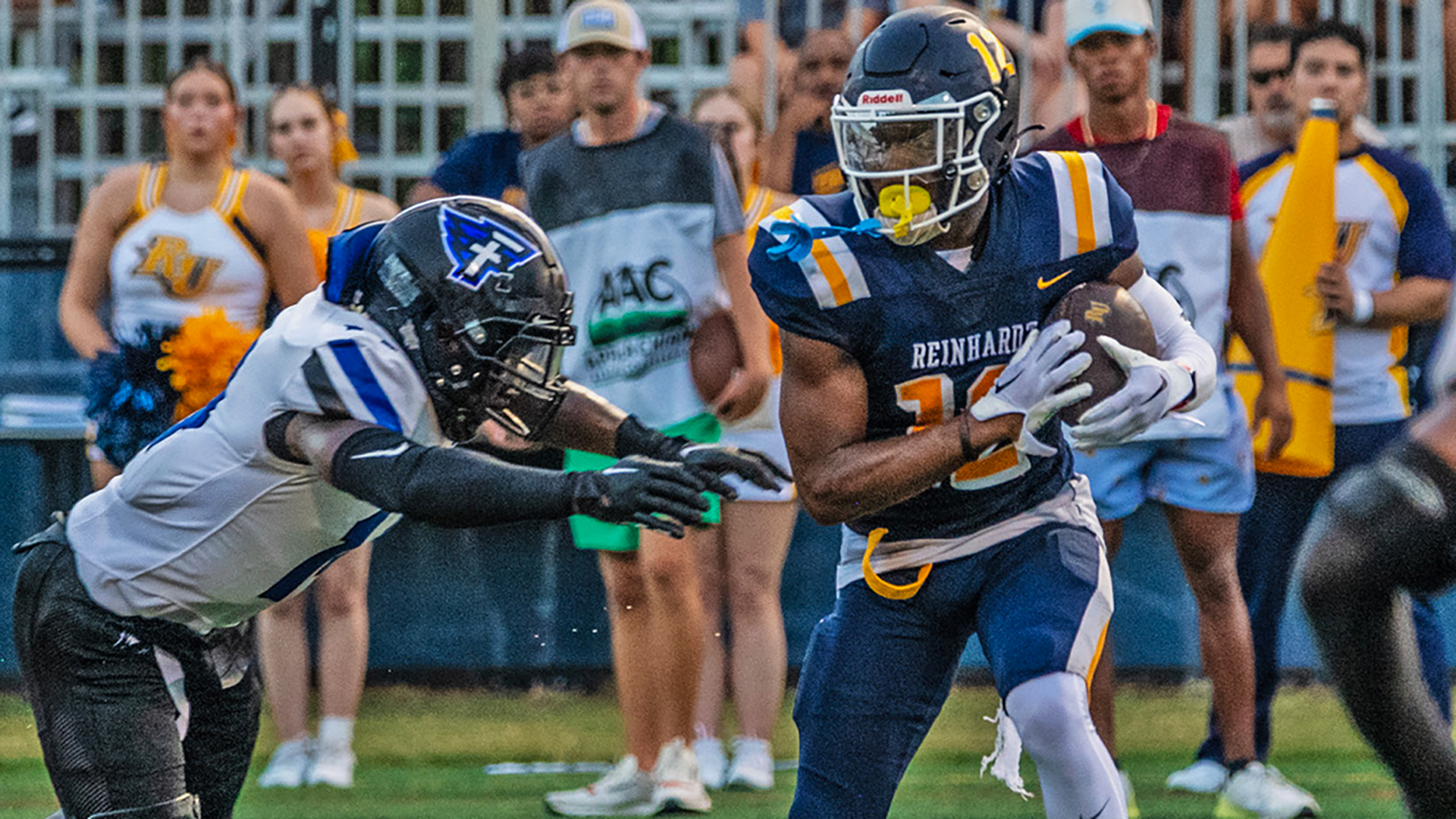 Reinhardt Falls in First Round of Football Championship Series