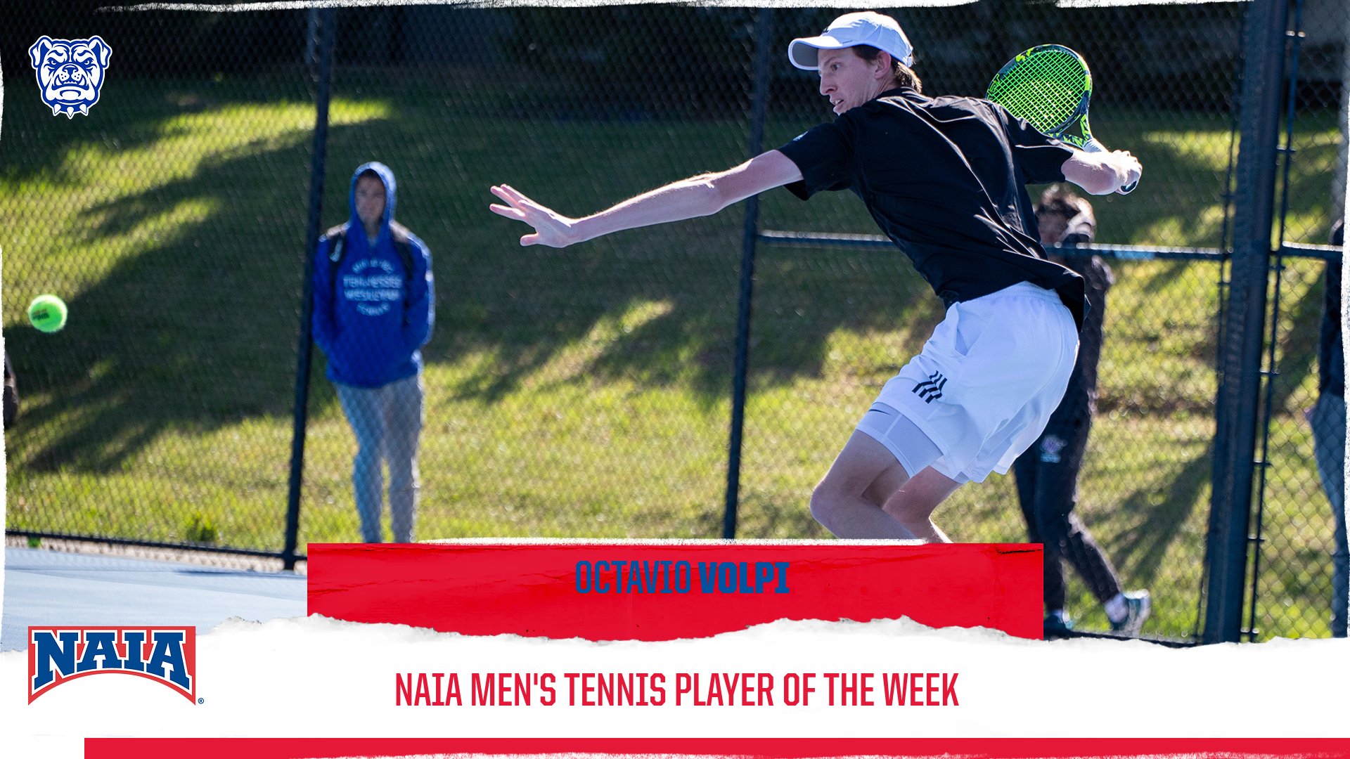 TWU's Volpi Earns NAIA Men's Tennis Player of the Week Honors