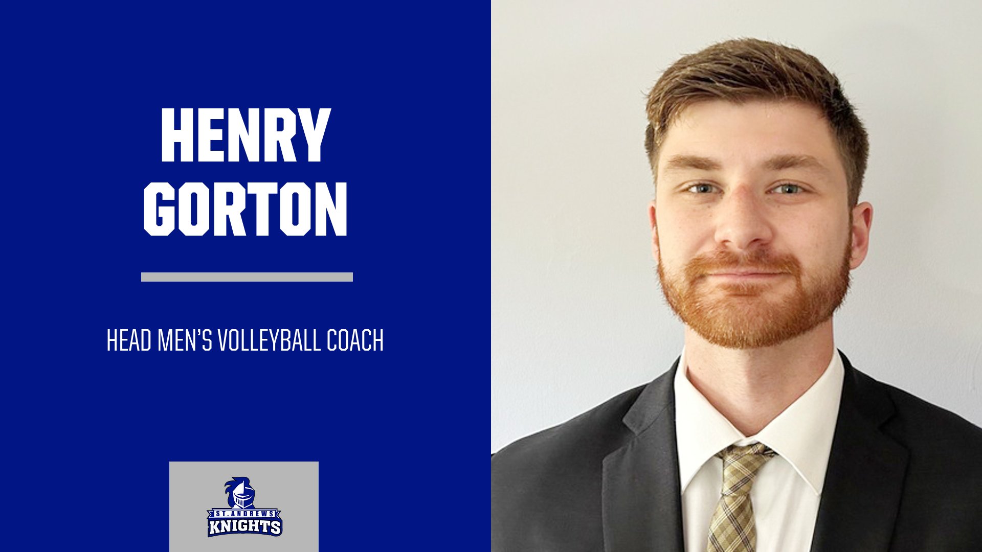 Gorton Takes Over St. Andrews Men's Volleyball Program