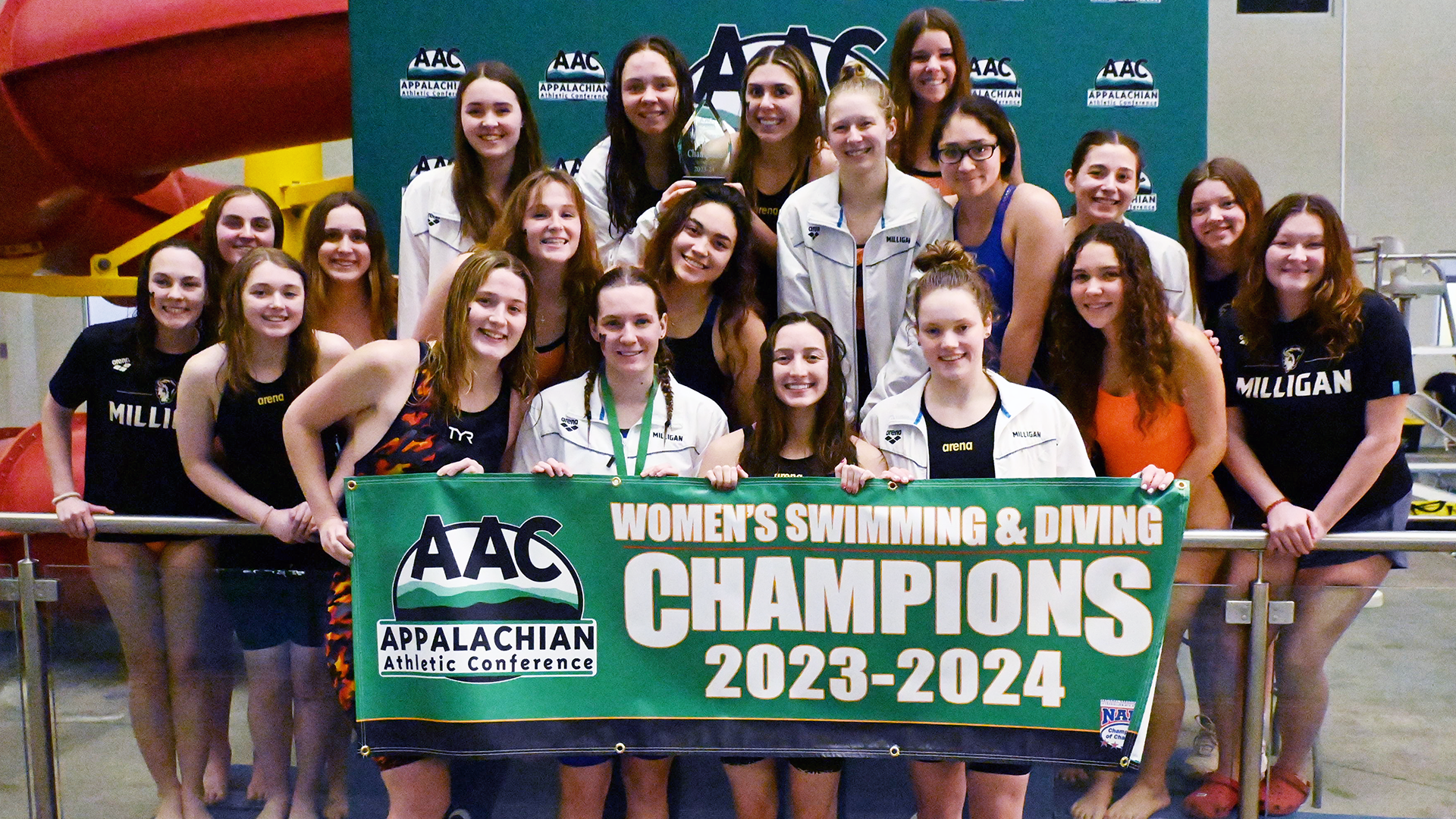 Milligan Collects 2024 Women's Swimming Championship