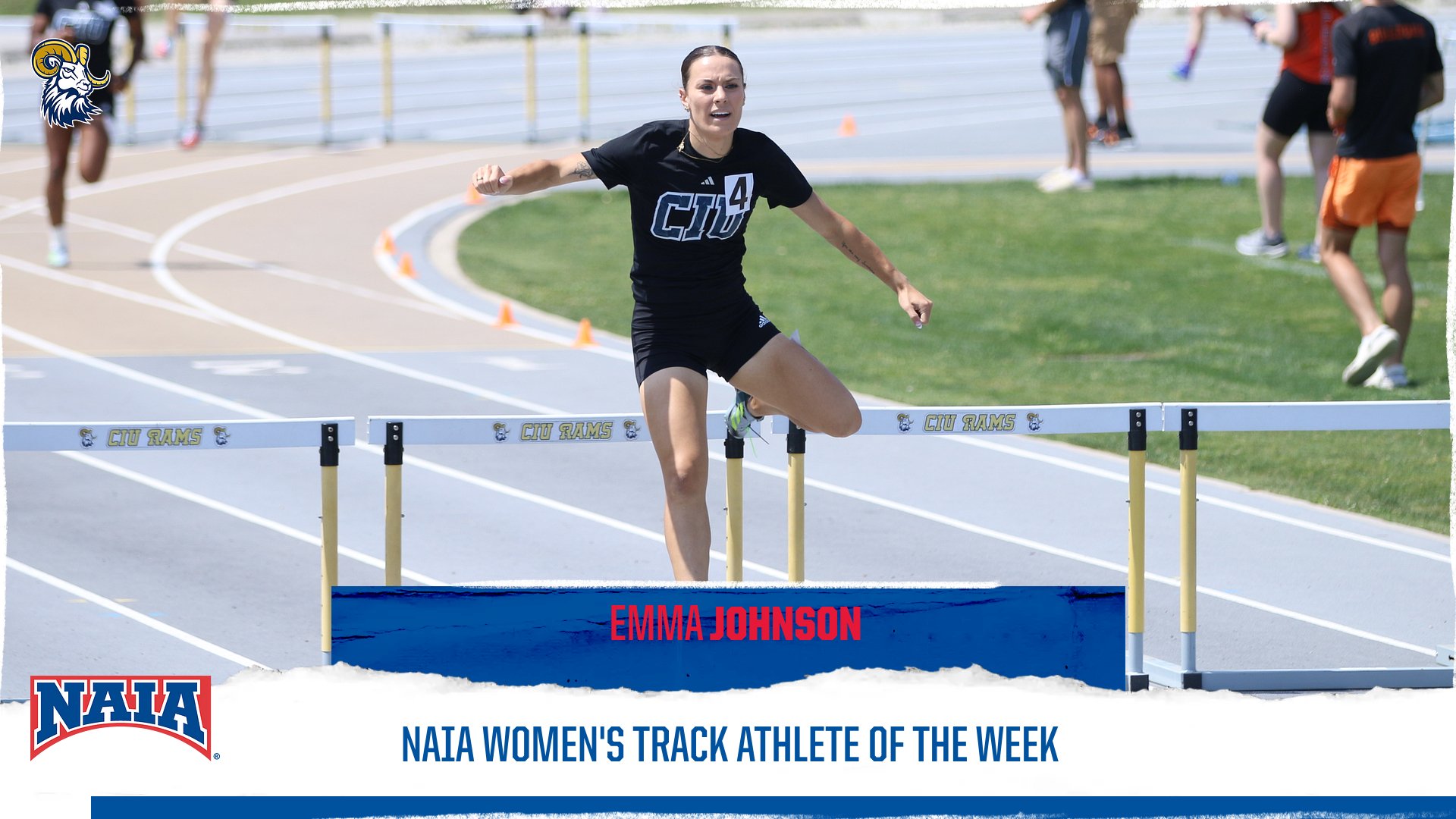 CIU's Johnson Earns NAIA Track Athlete of the Week Honors